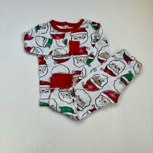 Unisex Carter’s Santa Pajamas Size 3